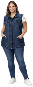 6710 MAXI COLETE JEANS SR II - AMACIADO +