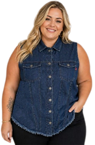 6711 MAX COLETE JEANS UNIDENIM BARRA ARREDONDADA Amaciado