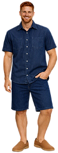 3901 CAMISA MASCULINA MANGA CURTA - THOR AMACIADO
