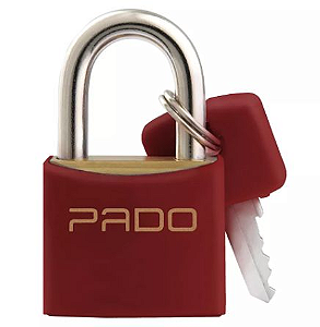 CADEADO PADO VERMELHO 30MM