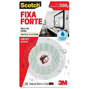 Fita Dupla Face de espuma  Fixa Forte - 3M