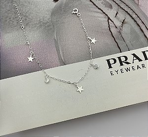 Pulseira de Estrelas Prata 925