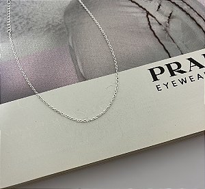 Pulseira Fininha de Malha Vazada Prata 925