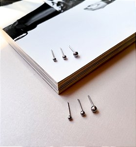 Trio de Bolinhas em Aço Inox