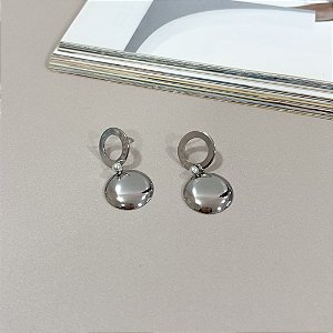 Brinco Círculos em Aço Inox