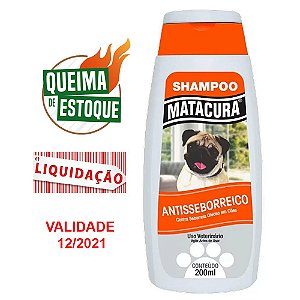 Shampoo Matacura Antisseborreico 200ml (VAL: 12/21)