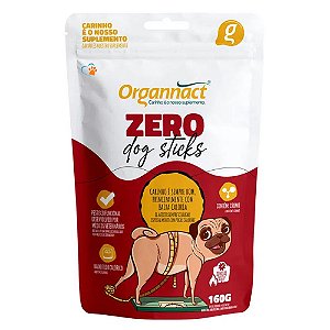 Zero Dog Sticks Para Cães 160g - Organnact