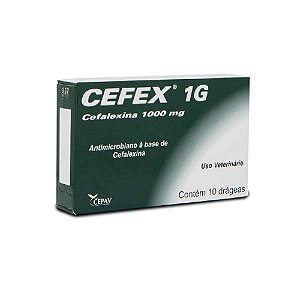 Antimicrobiano CEFEX 1G 10 Comprimidos - Cepav