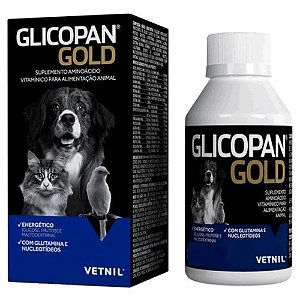 Suplemento Vitamínico Glicopan Gold 250ml - Vetnil
