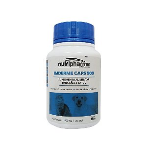 Suplemento Vitamínico Imderme Caps 500 Nutripharme 45 Cápsulas