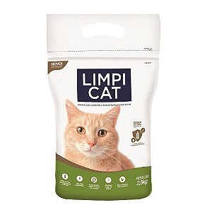 Granulado Sanitário Limpi Cat Para Gatos - 2,5kg 