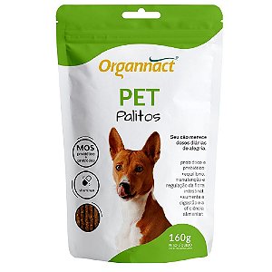 Suplemento Vitamínico Organnact Pet Palitos 160g