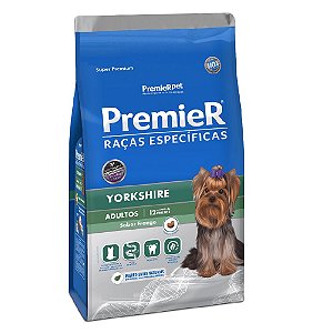 Ração Super Premium Premier Raças Específicas Yorkshires Adultos Sabor Frango 7,5kg - PremierPet