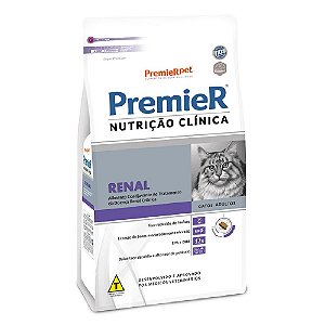 Ração Terapêutica Super Premium Premier Nutrição Clínica Gatos Adultos Renal 1,5kg - PremierPet