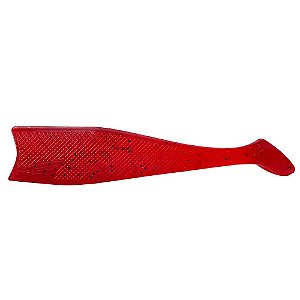 Isca Artificial Shad Para Garoupa 21cm Vermelha