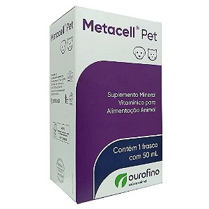 Suplemento Vitamínico Metacell Pet 50ml - Ourofino