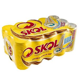Cerveja SKOL Pilsen com 15 Unidades de 269ml