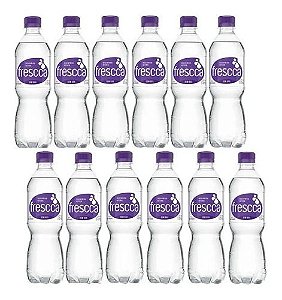 Água Mineral Natural Frescca Sem Gás 510 Ml Pack 12 Unidades