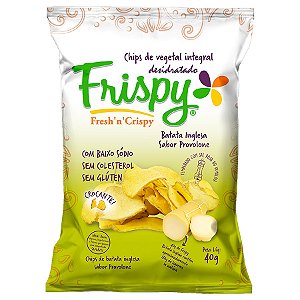 Chips de batata sabor provolone Frispy integral 40g