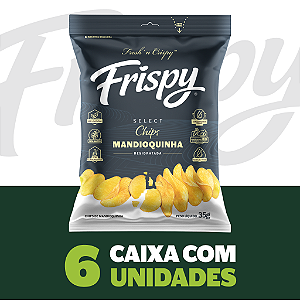 Caixa com 06 pct - Chips de mandioquinha Frispy integral 35g
