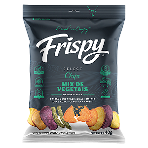 Chips mix original de vegetais 01 pacote Frispy 40g