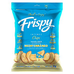 Sabores do Mediterraneo - Chips de batata doce mediterrâneo Frispy integral 40g