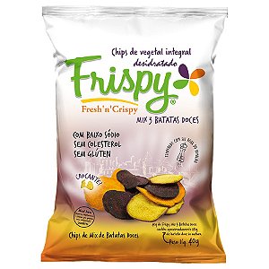 Chips mix de 03 batatas doces Frispy integral 40g