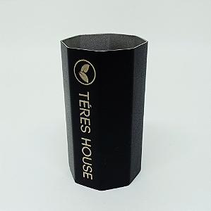 Copo Octagonal Inox Black Premium - Téres House