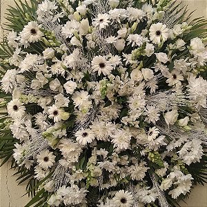 Coroa de Flores Cemitério Vila Formosa( Tam. Grande )