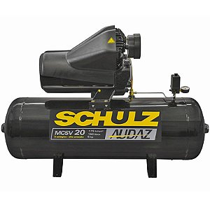Compressor Schulz Audaz MCSV 20/150 - 20pcm 5HP 150L 175psi - Trifasico 220V (922.9295-0)