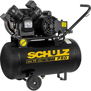 Compressor Schulz Pro CSV 10/50 Movel - 10pcm 2HP 50L 140psi - Monofasico 220V - Com Rodas (921.7749-0)