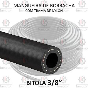Mangueira Compressor Borracha 300 PSI Plastic - 3/8 (Por Metro)