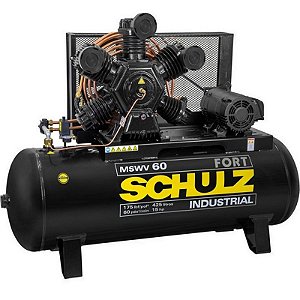 Compressor Schulz Fort MSWV 60/425 - 60pcm 15HP 425L 175psi - Trifasico 220/380V (924.3459-0)