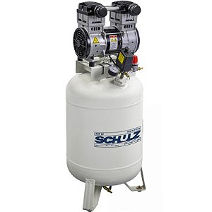 Compressor Odonto Schulz CSD 10/60 - 10pcm 60L 120psi 2CV - 220V - Isento de Oleo (915.0413-0)