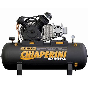Compressor Chiaperini CJ 30/250 APV - 30pcm 7.5HP 250L 175psi - Trifasico
