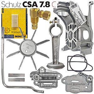 Kit Reparo do Compressor Schulz CSA 7.5 e 7.8 Twister - C