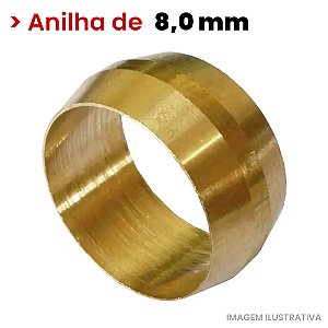 Anilha Latao - 08mm (1001/8MM)