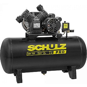 Compressor Schulz Pro CSV 10/110 - 10pcm 2HP 110L 140psi - Monofasico 220V (921.7753-0)