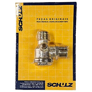 Válvula de Retenção Compressor - 1/2 M x 1/2 M x 10mm - Schulz CSD 10 (022.0279-0/AT)