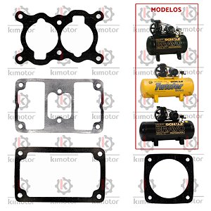 Jogo de Juntas Compressor Schulz CSL 10 BR e 15 BR Bravo (830.1895-0 - 706652)
