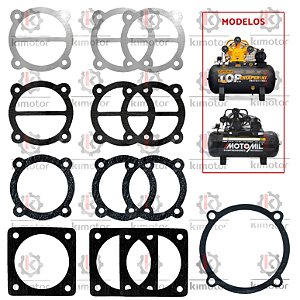 Jogo de Juntas Compressor Motomil CMW 15 (Mod 1 - 31423.3)