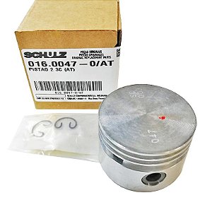 Pistão Compressor - 2 Pol - Schulz CSV 10 Pro e MSI 2.6 ML + Pressure SE 10 - em Alumínio (016.0047-0/AT) [P3 - F25]