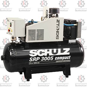 Compressor Parafuso Rotativo Schulz SRP 3005 Compact - 5HP