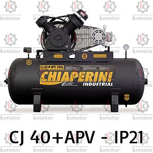Compressor Chiaperini CJ 40+ APV 360L - 10HP 175lbs - KIMOTOR