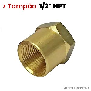 Plug Tampão Roscado Fêmea - 1/2 NPT - (000922 - 722304)