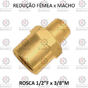 Redução Roscada - 1/2 F x 3/8 M NPT - (722506)