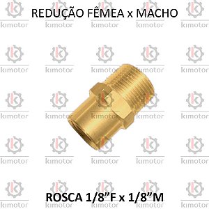 Redução Roscada - 1/8 F x 1/8 M NPT - (722500)