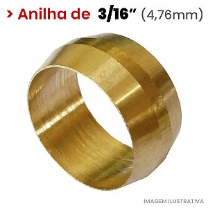 Anilha Latao - 3/16 (4.76mm - 1001/316)