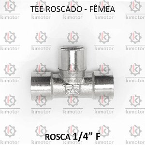 TEE Roscado - 1/4F BSP (721102)