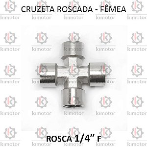 Cruzeta Roscada - 1/4F BSP (721302)